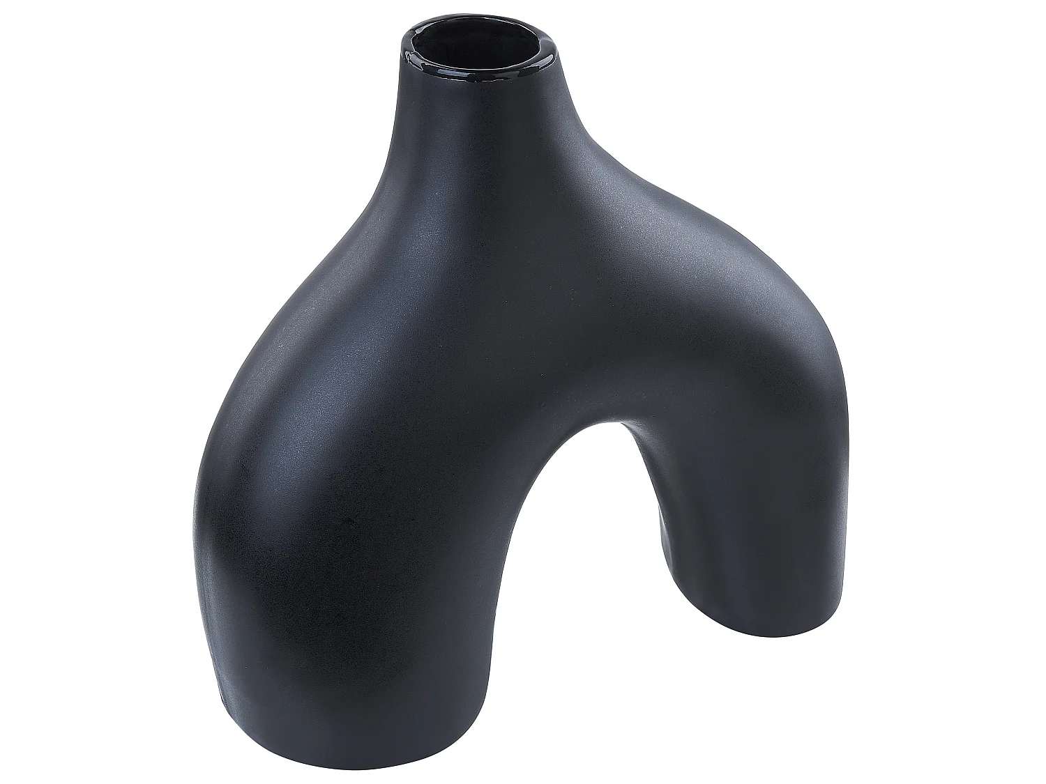 Vase à fleurs LAMIA Céramique 30 cm Noir