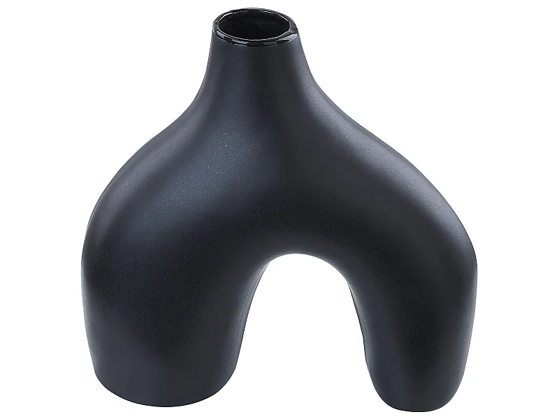 Vase à fleurs LAMIA Céramique 30 cm Noir