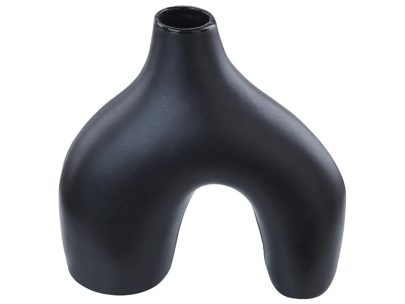 Vase à fleurs LAMIA Céramique 30 cm Noir