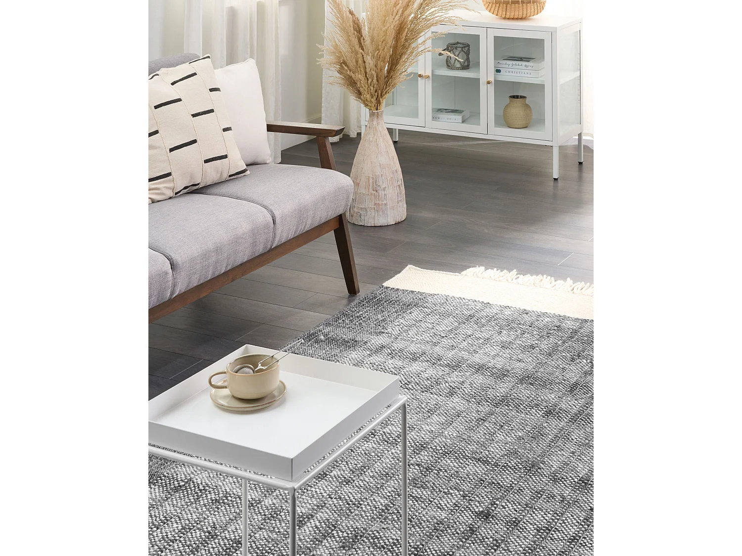 Tapis ATLANTI Noir 140 x 200 cm Laine