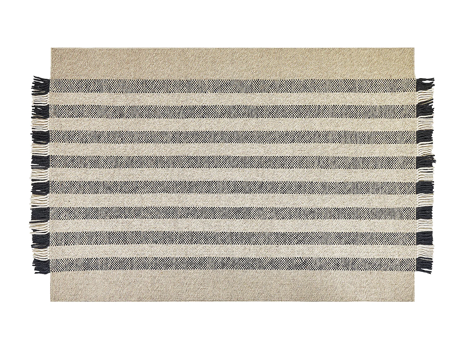 Tapis TACETTIN Blanc 160 x 230 cm Laine
