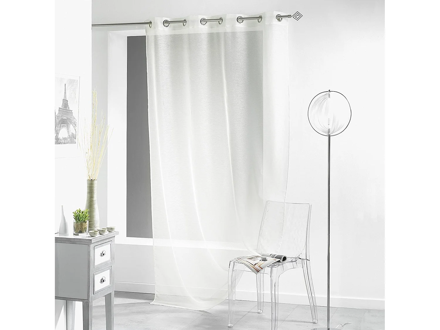 Rideau Voilage "Lisséa" 140x240cm Naturel