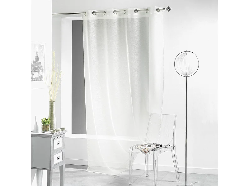 Rideau Voilage "Lisséa" 140x240cm Naturel