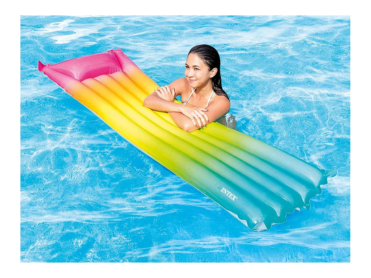 Matelas de piscine Arc-en-ciel - Intex