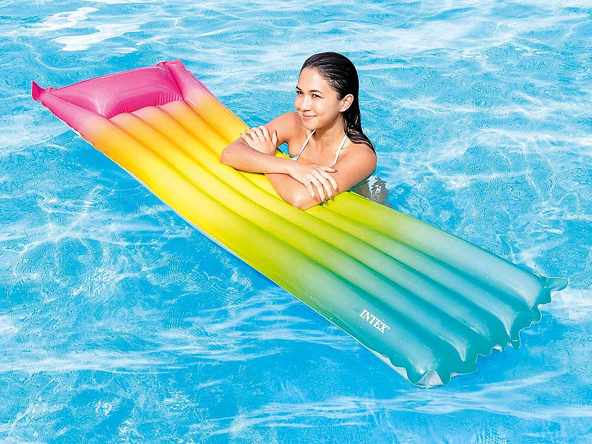Matelas de piscine Arc-en-ciel - Intex