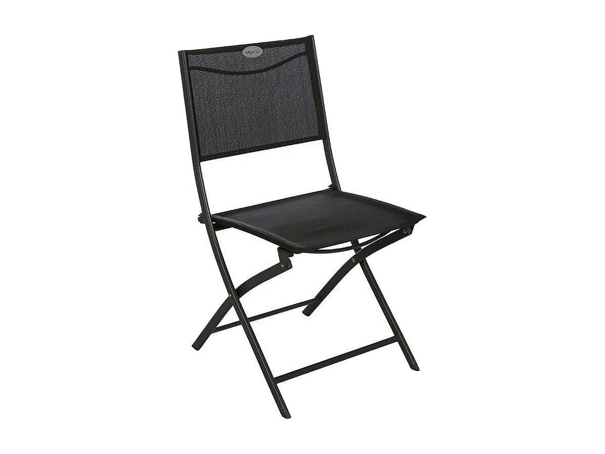 Chaise pliante Modula anthracite/graphite Hespéride