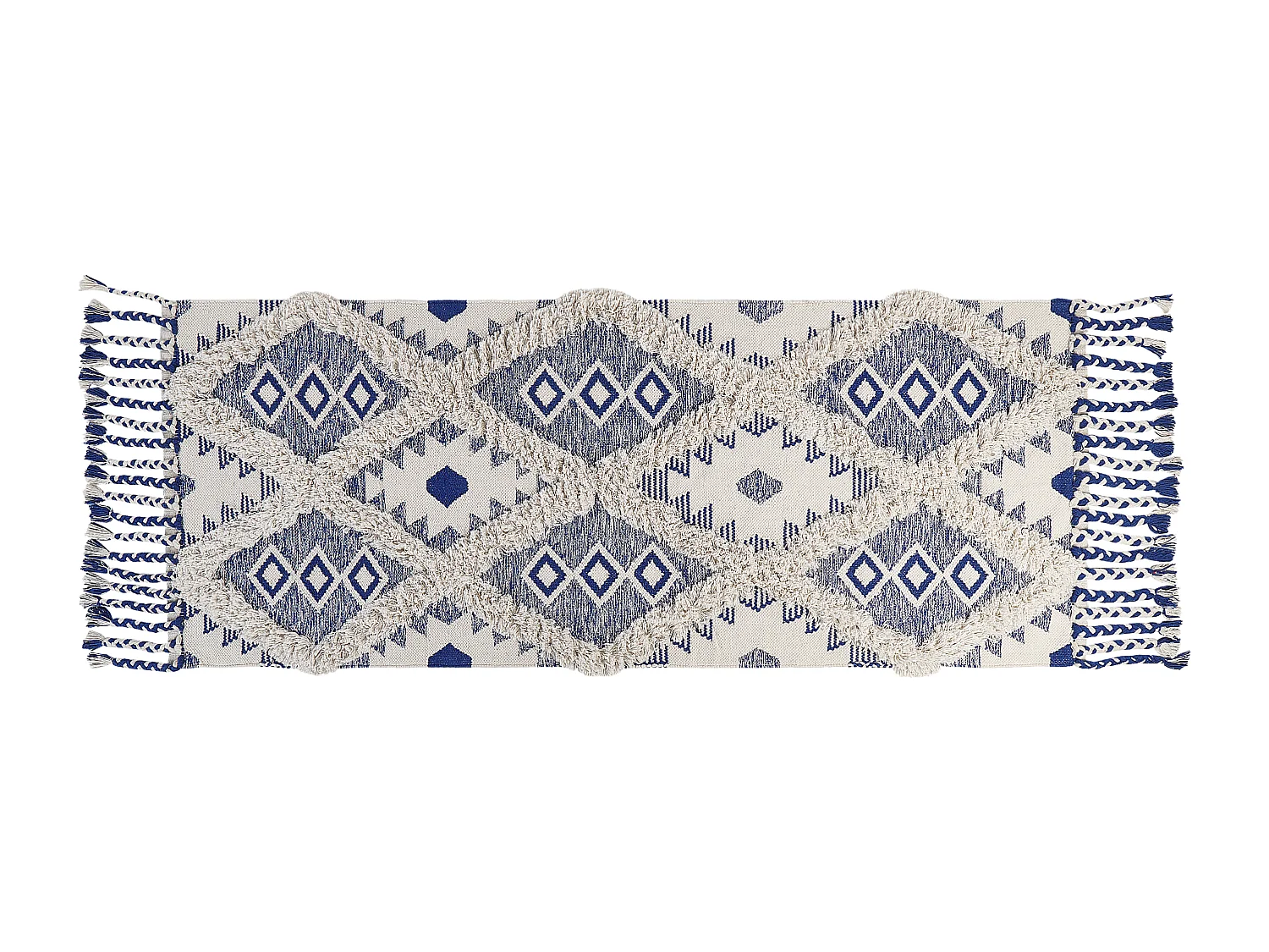 Tapis MANAVGAT Beige clair 80 x 200 cm Coton