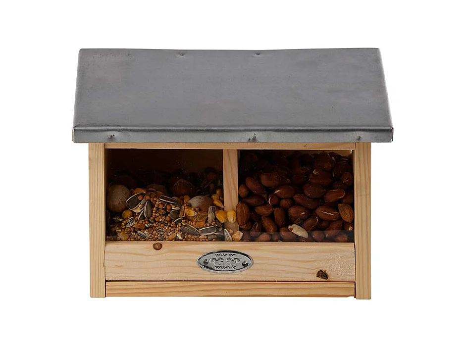 Mangeoire double pour écureuils