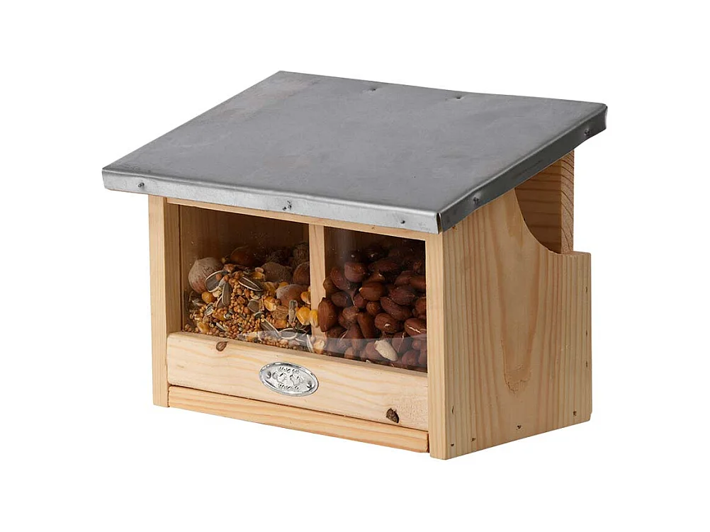 Mangeoire double pour écureuils