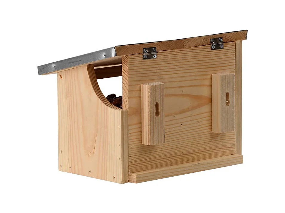 Mangeoire double pour écureuils