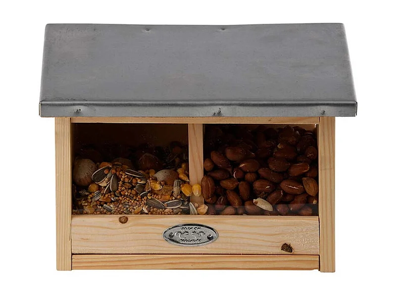 Mangeoire double pour écureuils