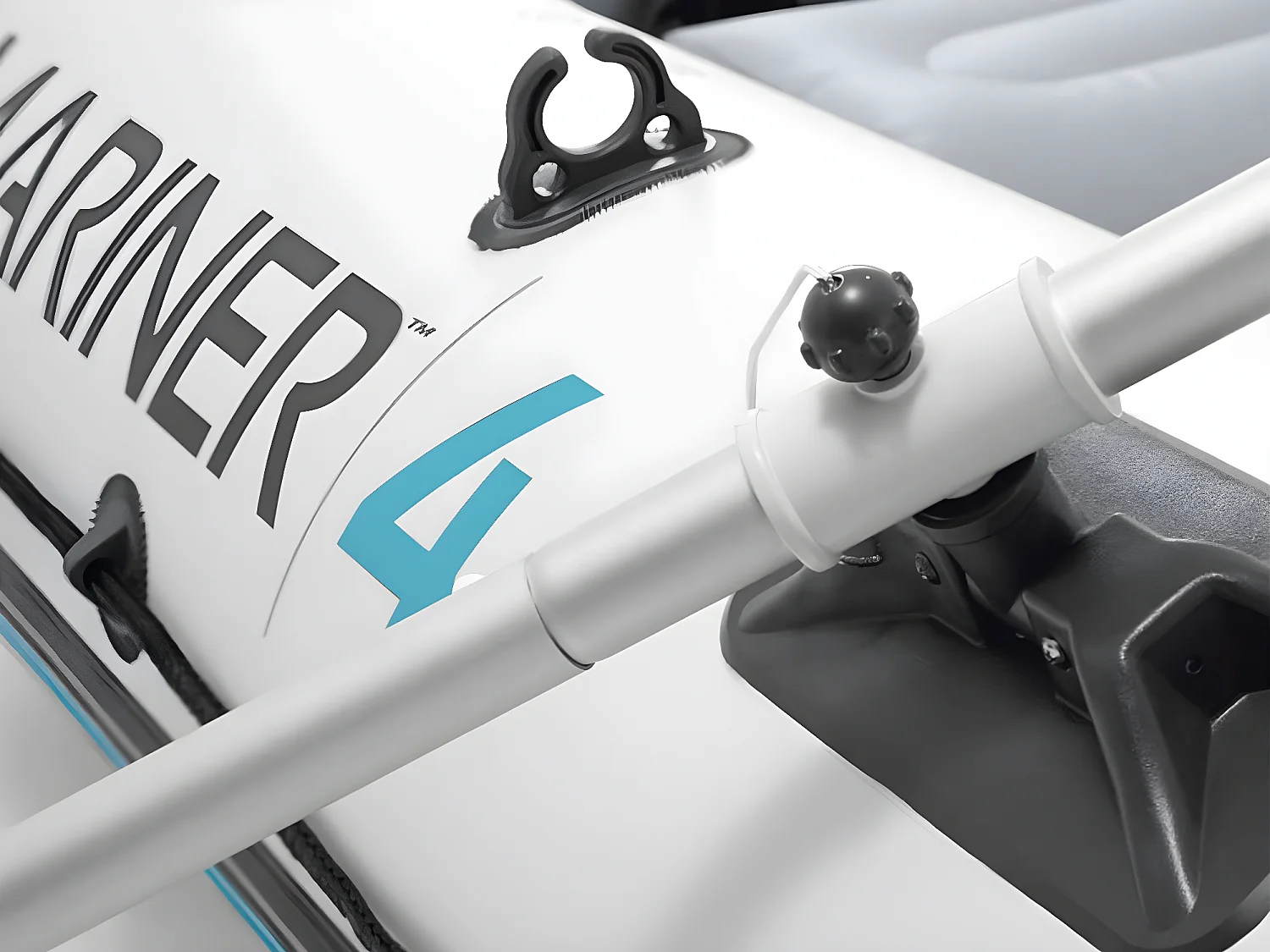 Kit bateau gonflable 4 places Mariner 4 avec rames et gonfleur - Intex