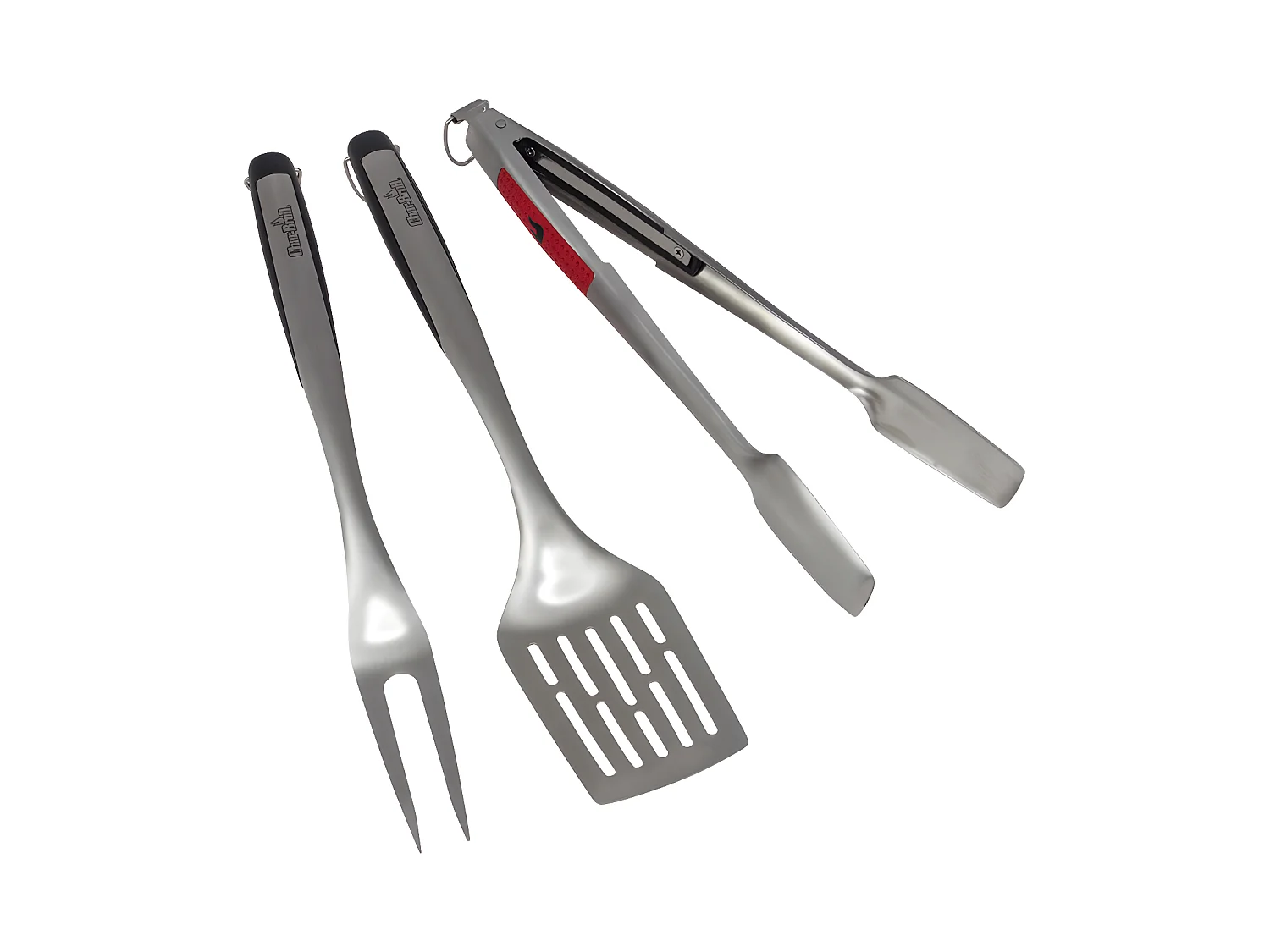 Kit de 3 ustensiles en inox pour barbecue - Char-Broil
