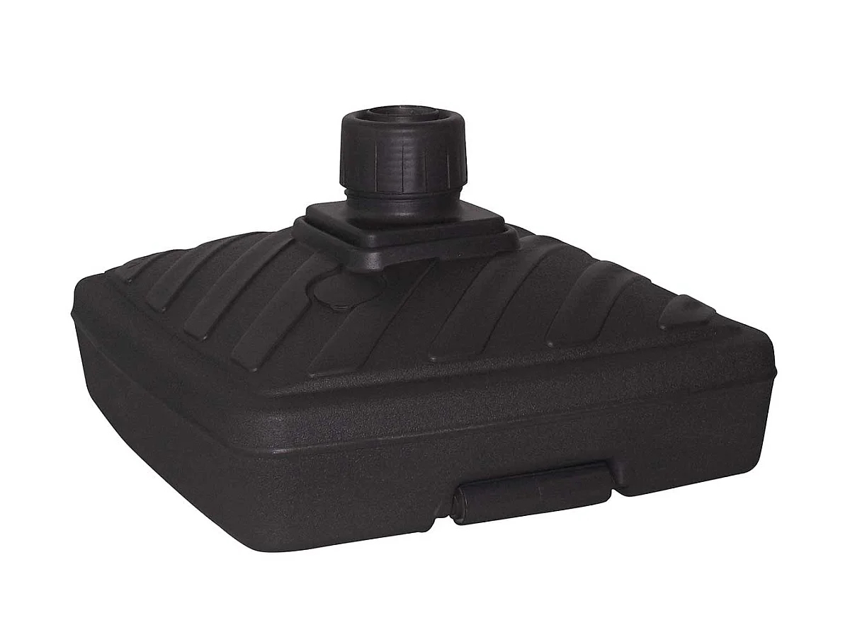 Pied de parasol carré en plastique à remplir 40 L - Anthracite