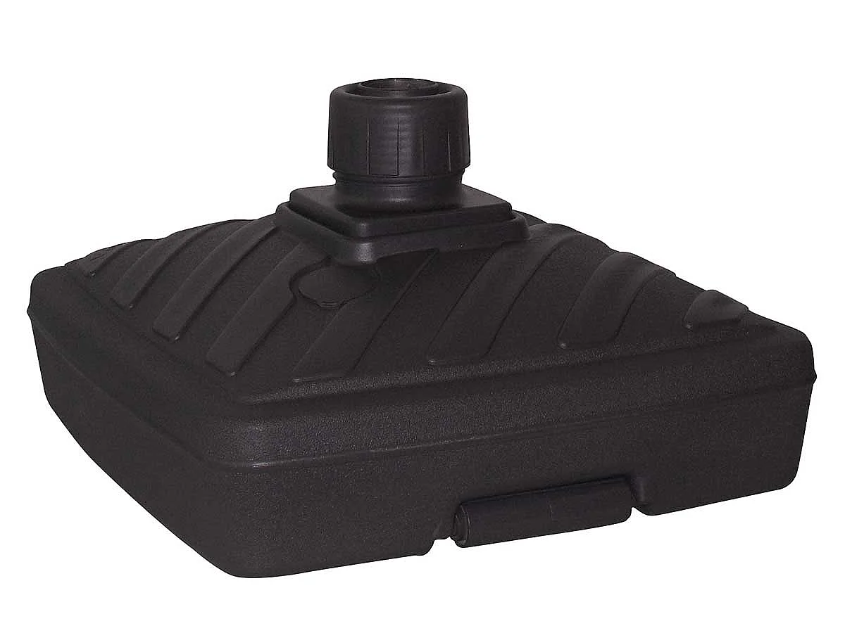 Pied de parasol carré en plastique à remplir 40 L - Anthracite