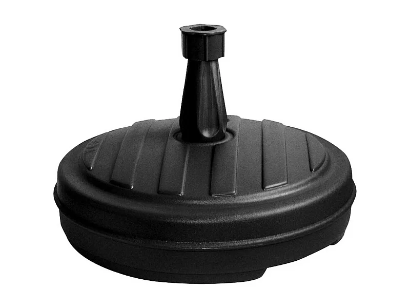 Pied de parasol rond en plastique à remplir 13 L - Anthracite