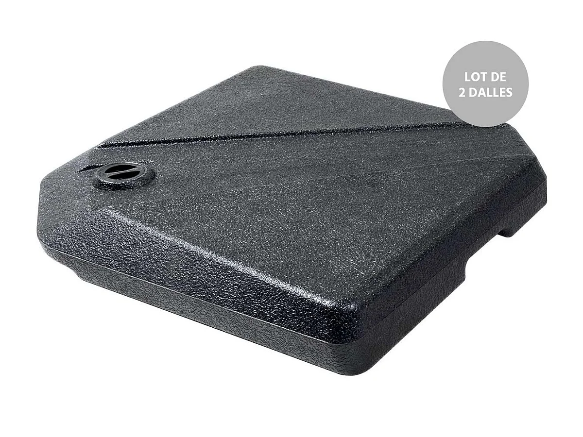 Dalle parasol déporté à remplir - Anthracite