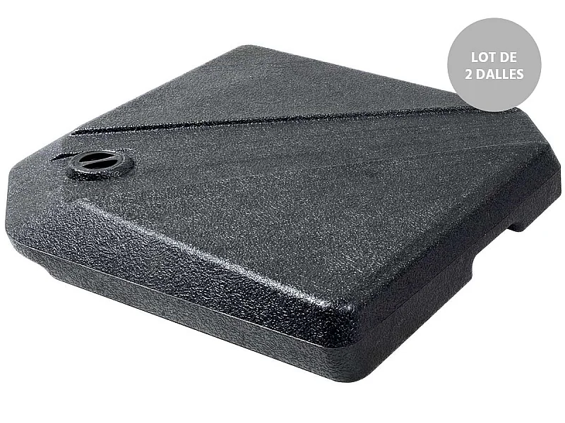 Dalle parasol déporté à remplir - Anthracite