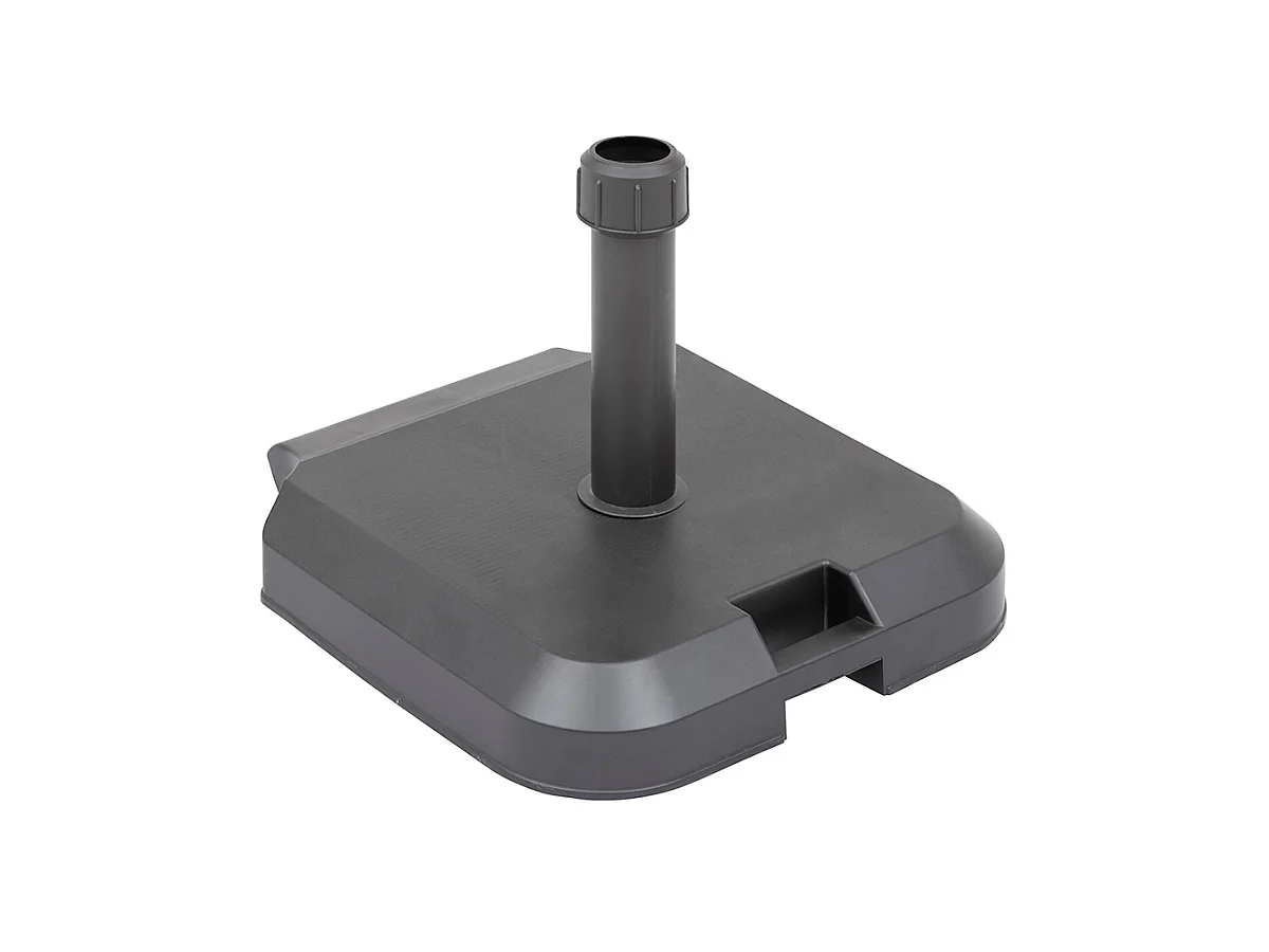 Pied de parasol Opaneo noir 39 kg avec roulettes - Hespéride