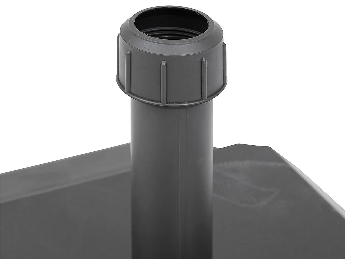 Pied de parasol Opaneo noir 39 kg avec roulettes - Hespéride