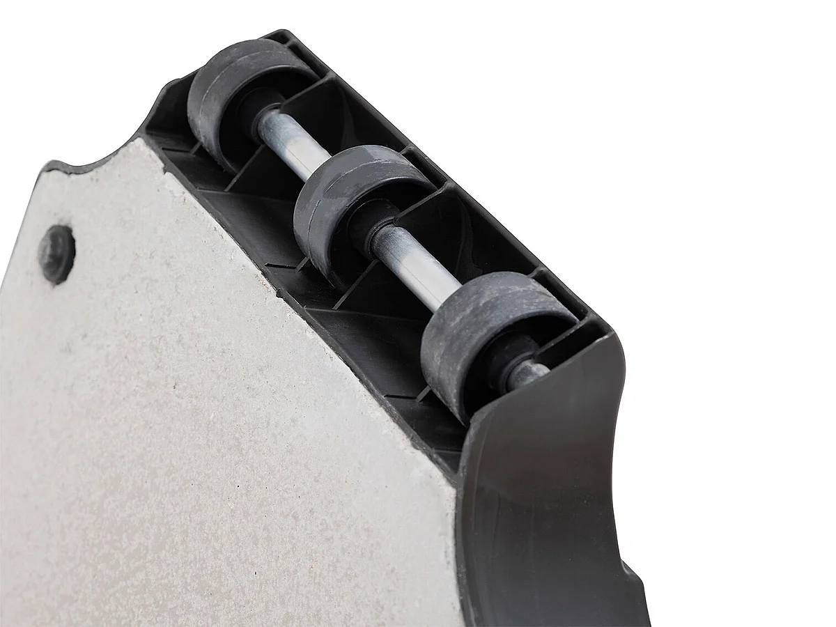 Pied de parasol Opaneo noir 39 kg avec roulettes - Hespéride