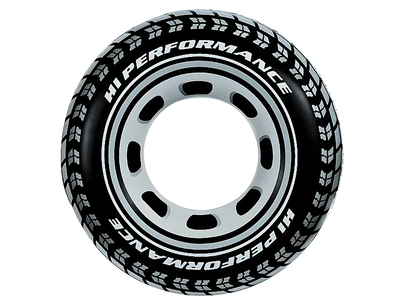 Bouée Gonflable "Pneu" 91cm Noir