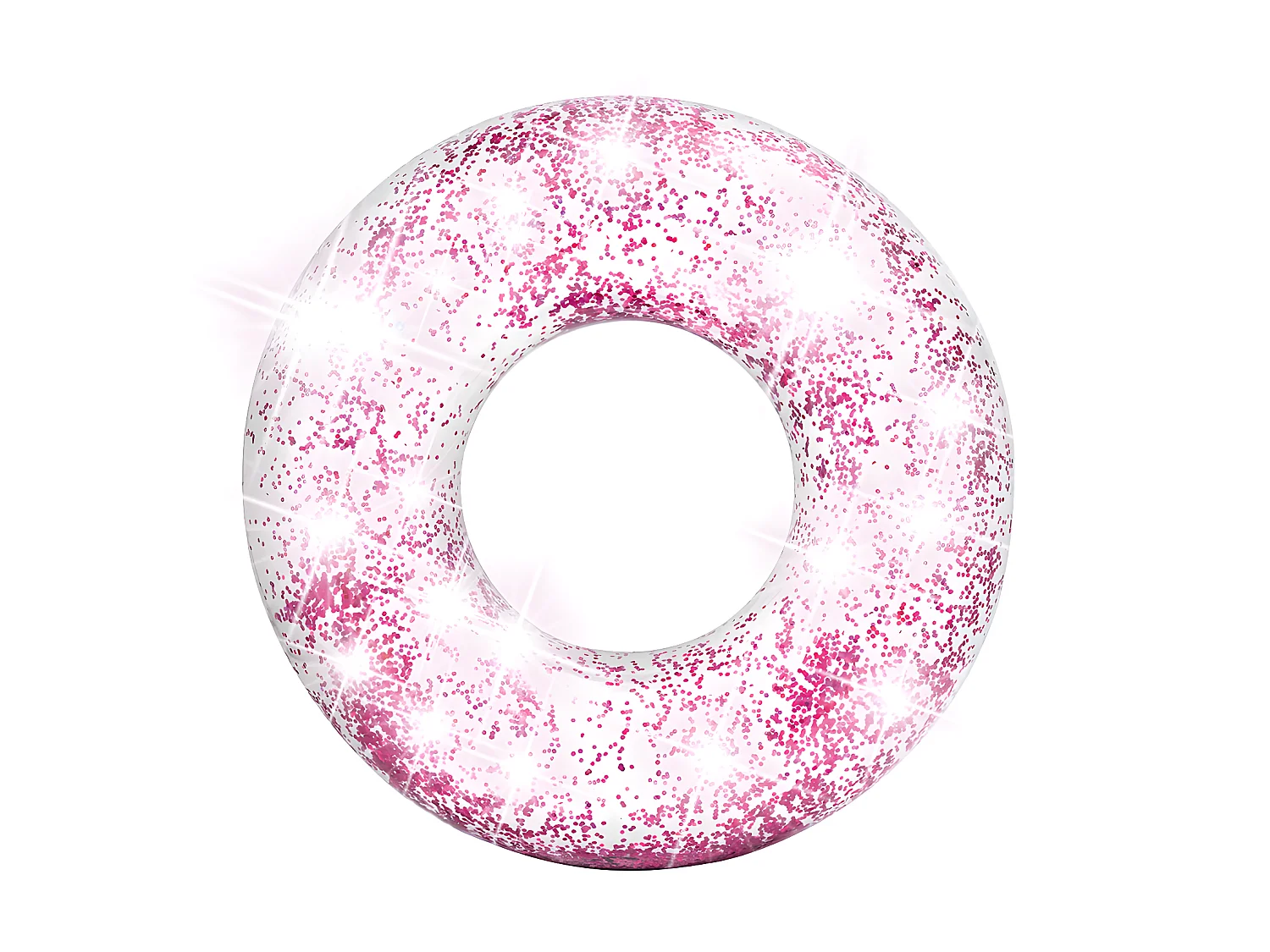 Bouée gonflable Paillettes Rose Ø 119 cm - Intex