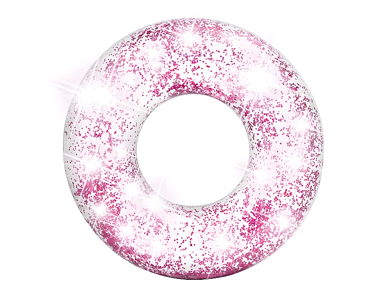Bouée gonflable Paillettes Rose Ø 119 cm - Intex