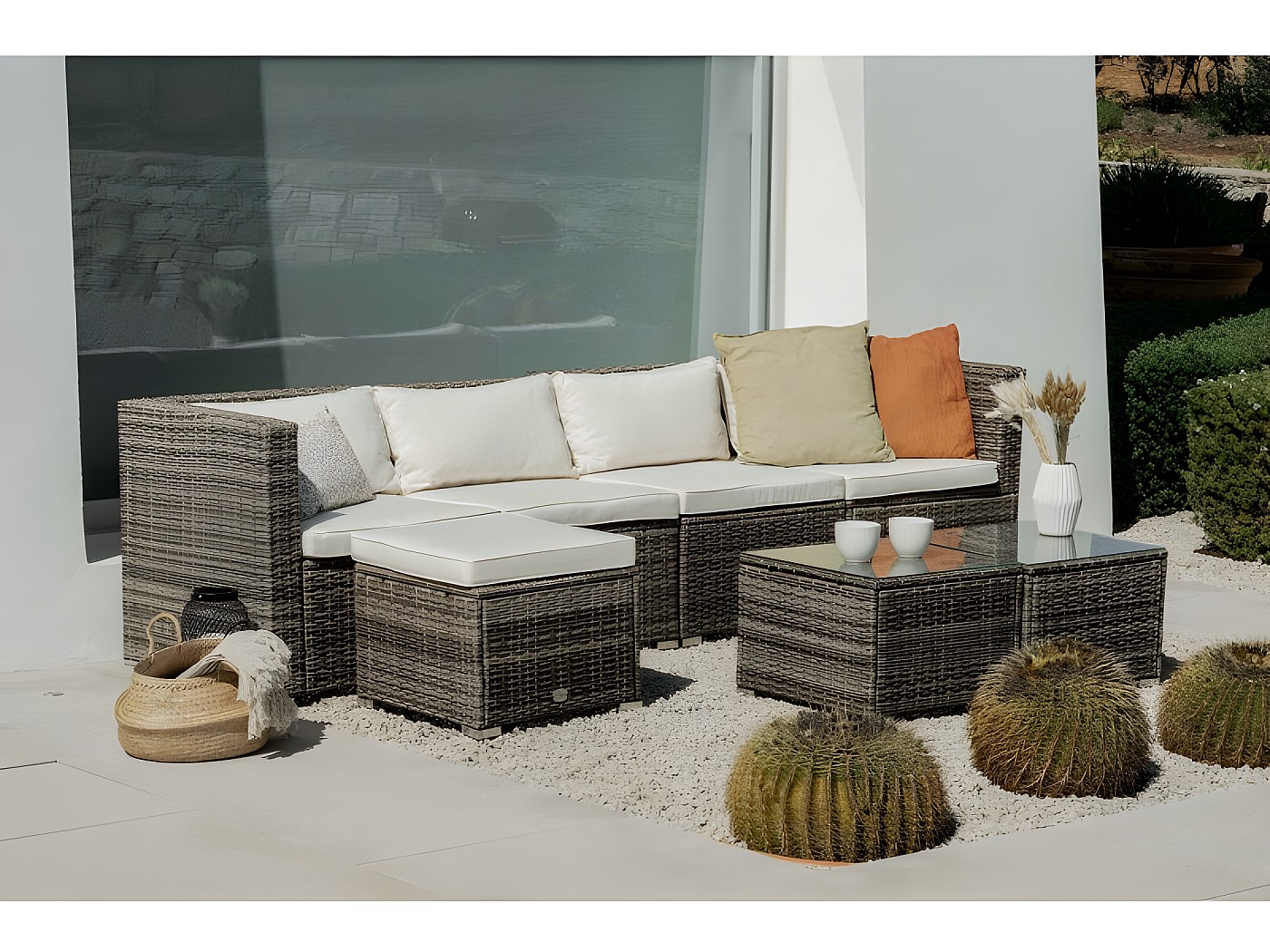 Conjunto Muebles de Jardín Muebles de Jardín Conjuntos Sofá Bahamas