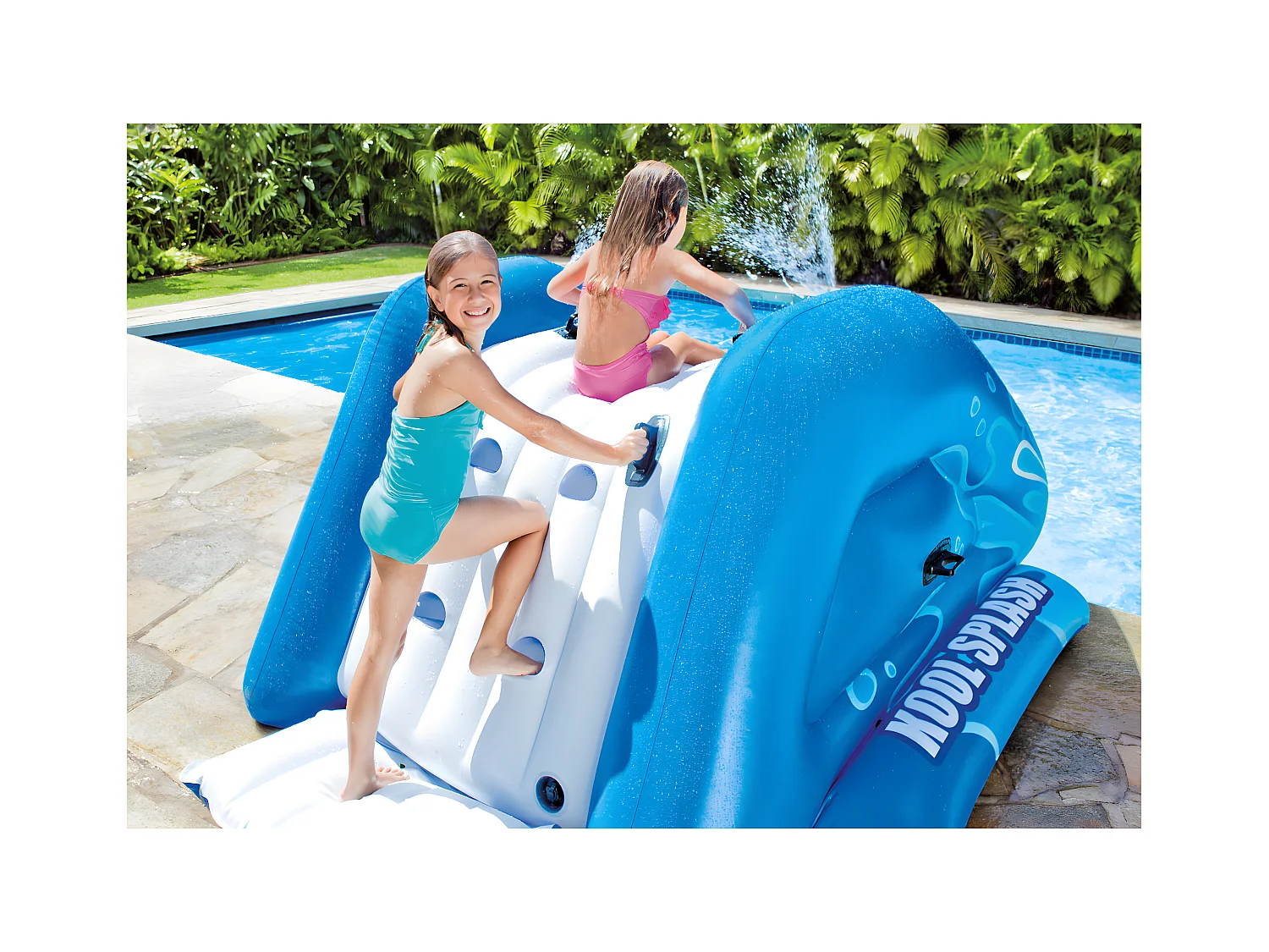 Toboggan gonflable pour piscine enterrée - Intex