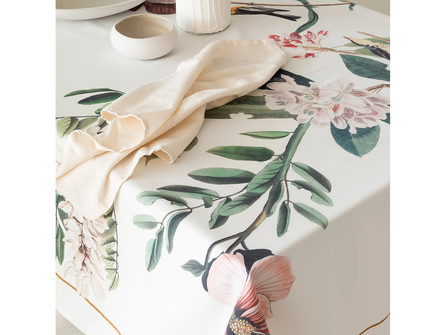 Tischdecke 145x350 cm Blooming