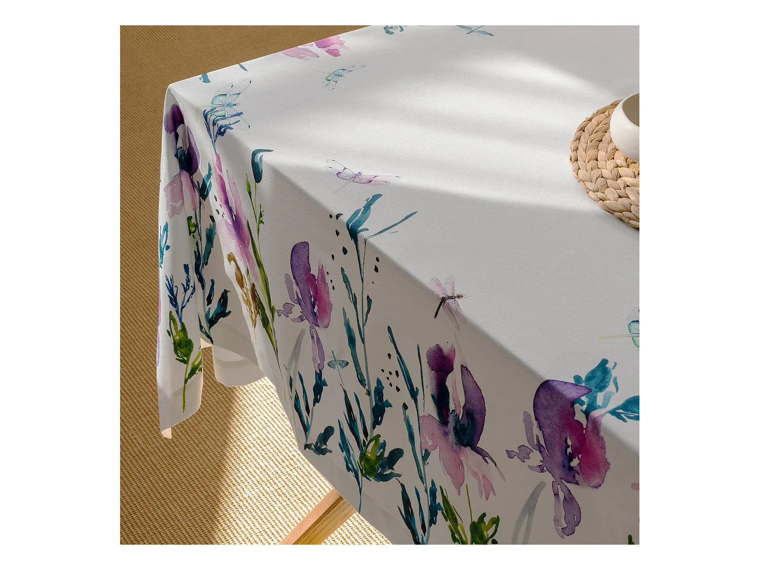 Tischdecke 150x150 cm Midnight iris