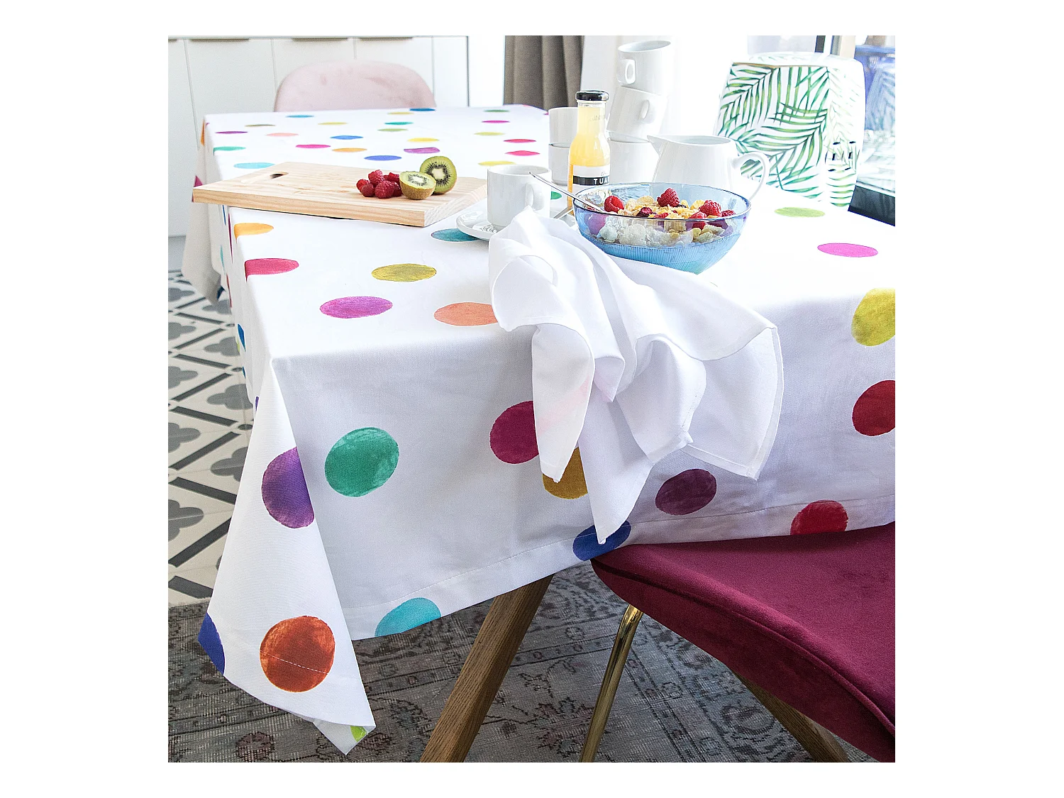 Mantel 150x150 cm Confetti