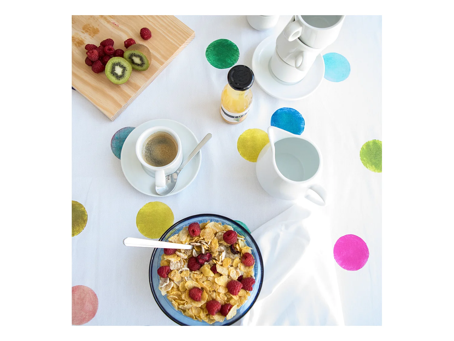 Mantel 150x150 cm Confetti