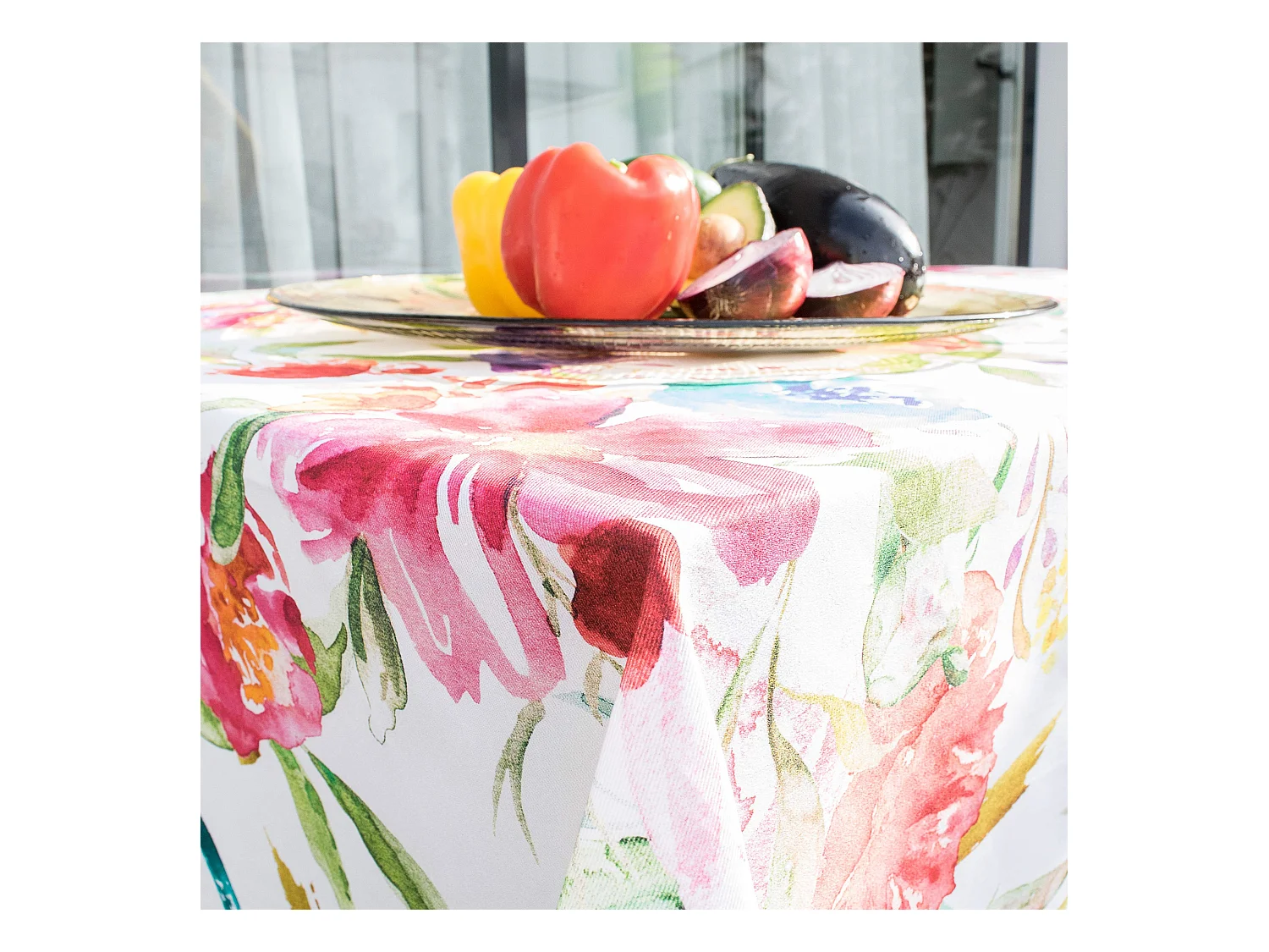 Mantel 150x250 cm Pink bloom