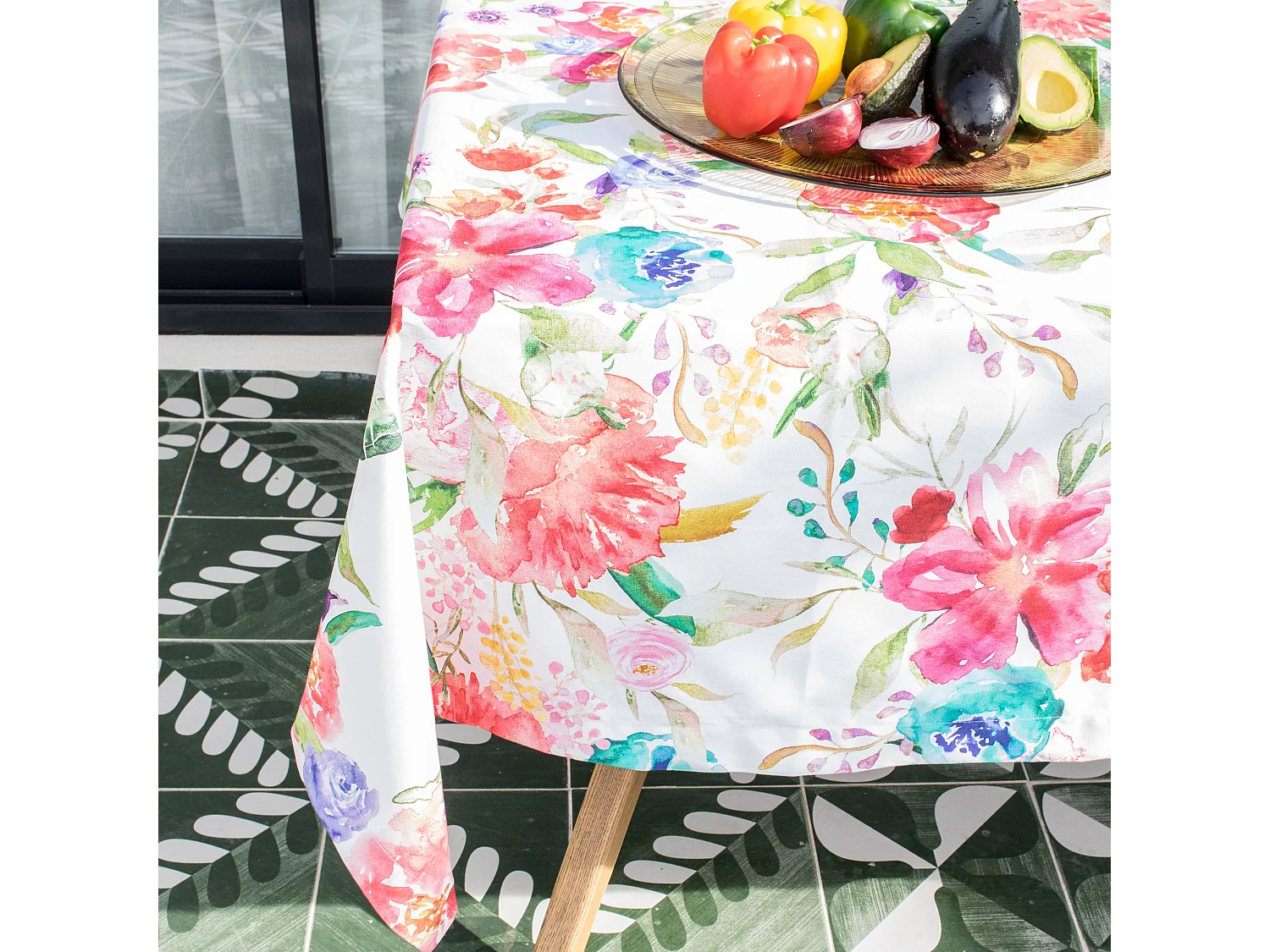 Mantel 150x250 cm Pink bloom