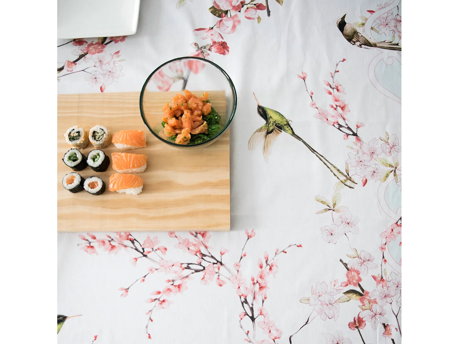 Nappe 150x150 cm Chinoiserie