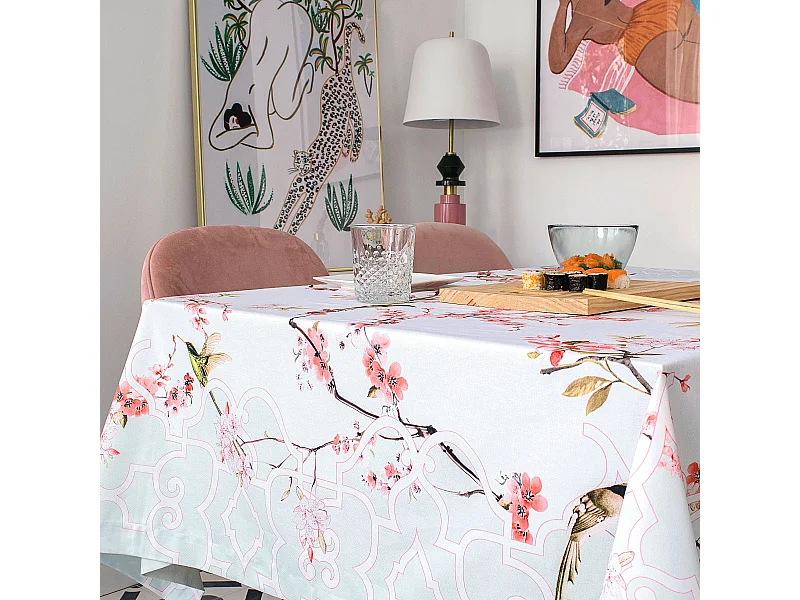 Mantel 150x250 cm Chinoiserie