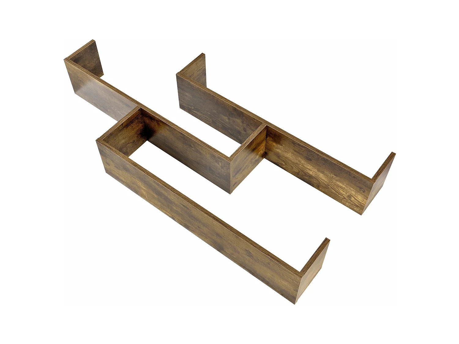 Étagère murale meuble de bois marron 119 x 18 x 55 cm 03_0005204