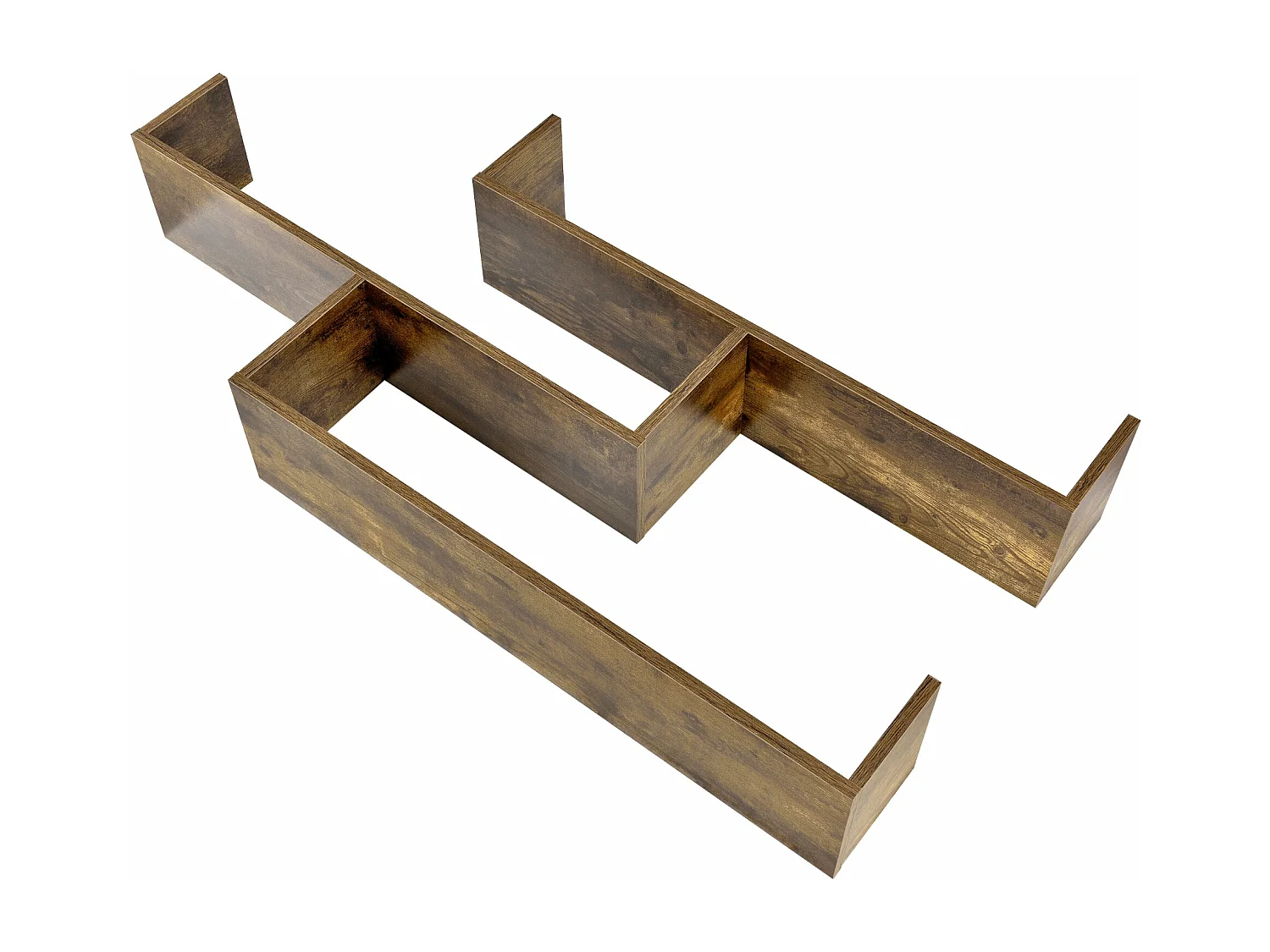 Étagère murale meuble de bois marron 119 x 18 x 55 cm 03_0005204