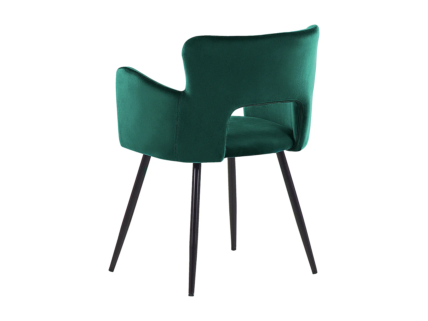 Lot de 2 chaises de salle à manger SANILAC Velours Vert émeraude