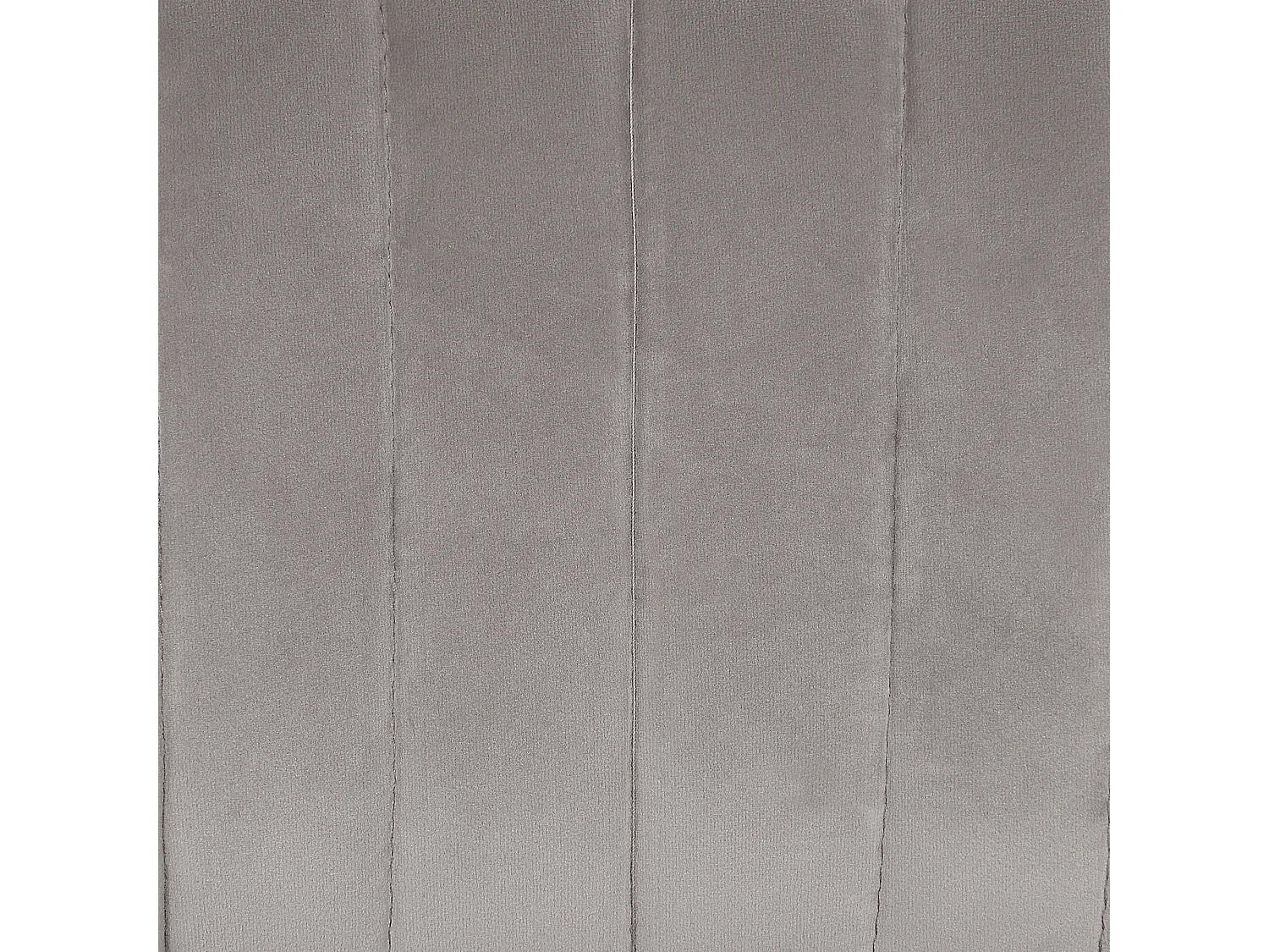 Stuhl mit Polsterung aus Samtstoff mit Armlehnen grau Sanilac