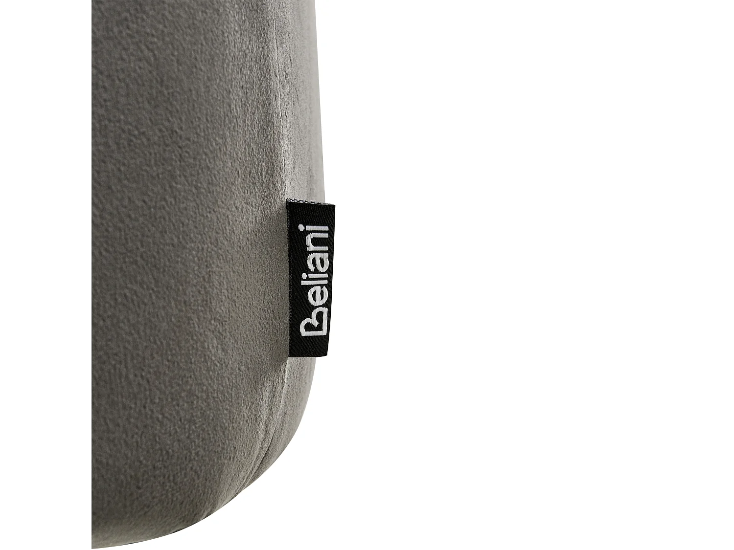 Set van 2 eetkamerstoelen SANILAC Fluweel Donkergrijs