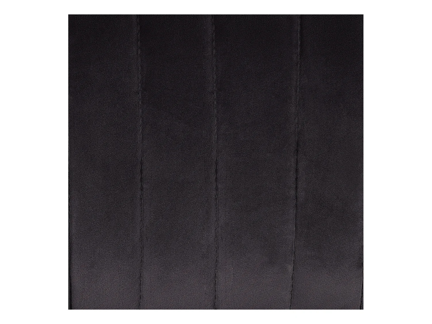 Conjunto de 2 sillas de comedor SANILAC Terciopelo Negro