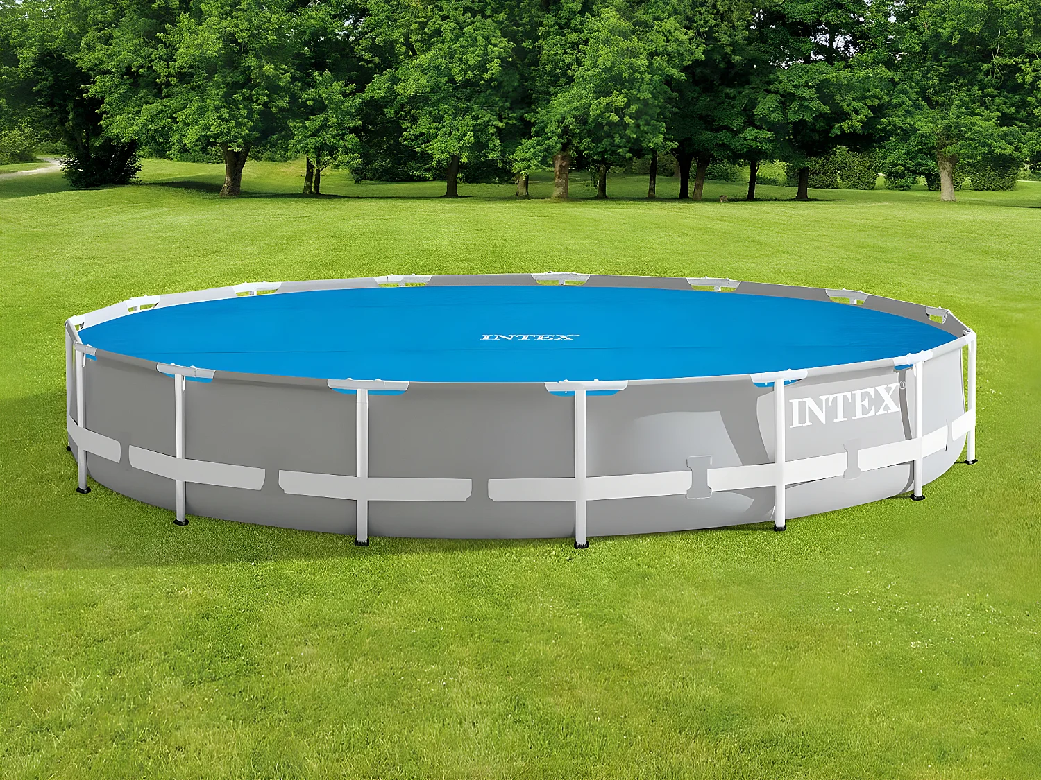 Bâche à bulles pour piscine Ø 4,57 m - Intex
