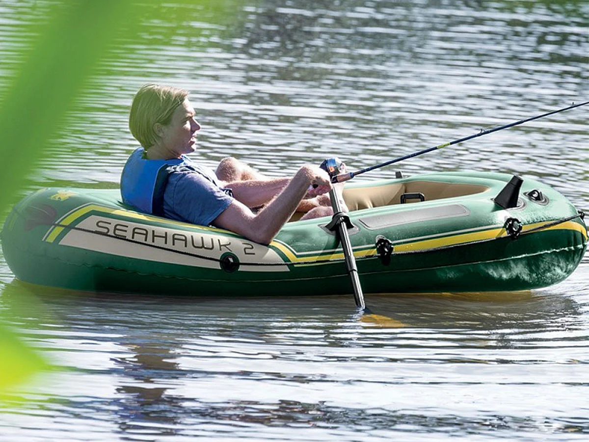 Kit bateau gonflable 2 places Seahawk 2 avec rames et gonfleur - Intex