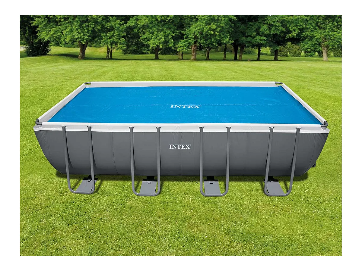 Bâche à bulles pour piscine tubulaire rectangulaire 5,49 x 2,74 m - Intex