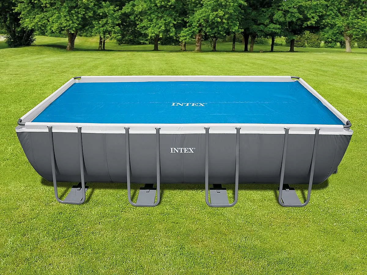 Bâche à bulles pour piscine tubulaire rectangulaire 5,49 x 2,74 m - Intex