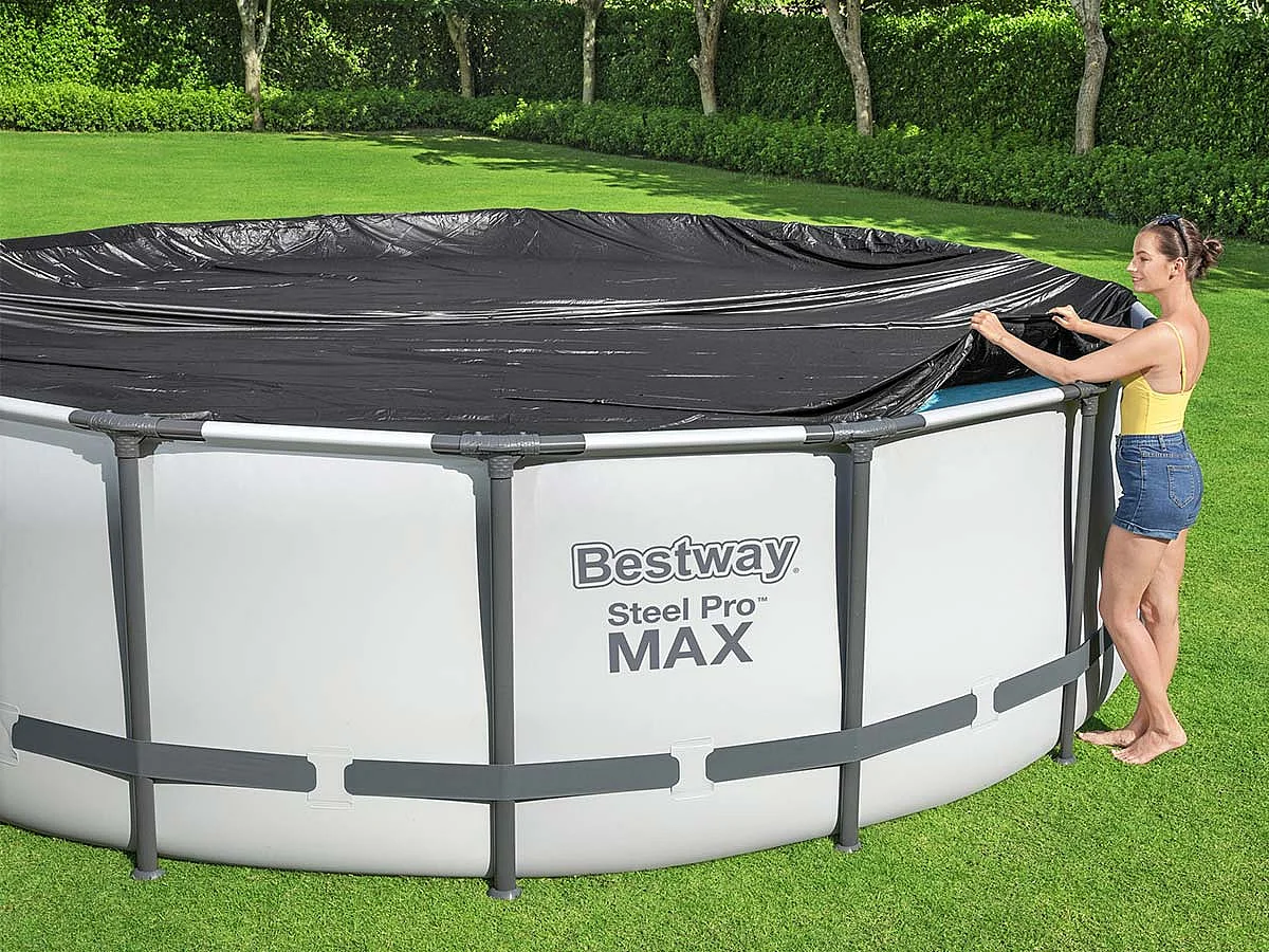 Telo Copertura Invernale Fuori Terra Bestway Ø555 cm Rotonda