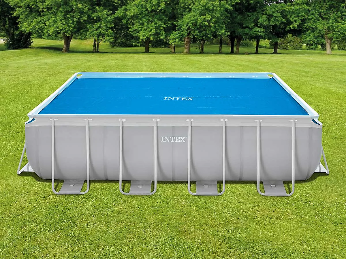 Bâche à bulles pour piscine tubulaire rectangulaire 4,88 x 2,44 m - Intex